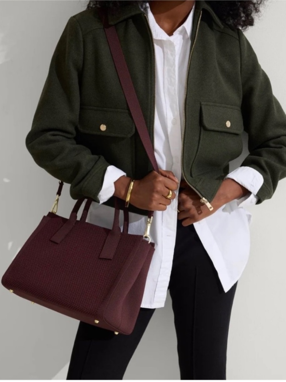 Rothy’s Women’s The Classic Handbag in Grenache NWOT - Picture 6 of 13